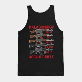 Generation of Kalashnikov assault rifles Tank Top